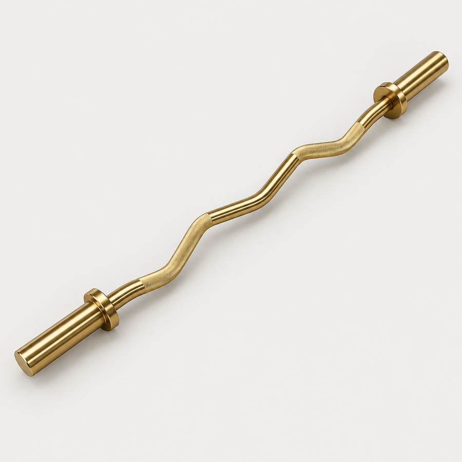Olympic EZ Curl Bar Gold