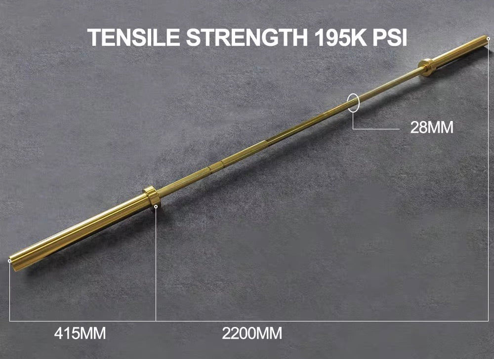 Gold Titanium Olympic Barbell
